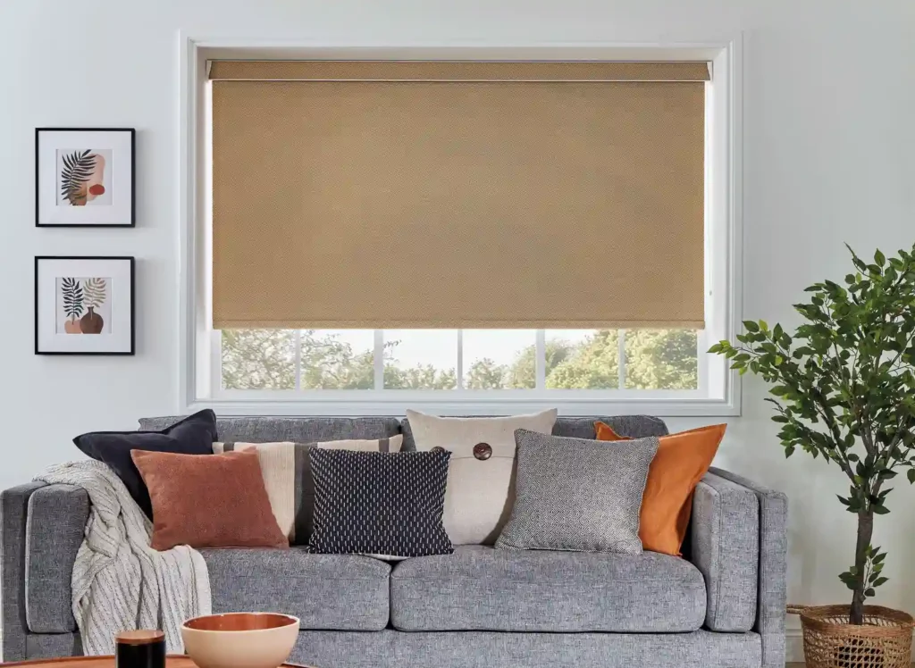 Landscape Living Room Roller Dunham Ochre BO