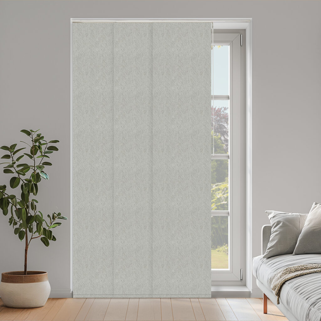 WINDSOR COBBLESTONE Panel Blinds by Louvolite