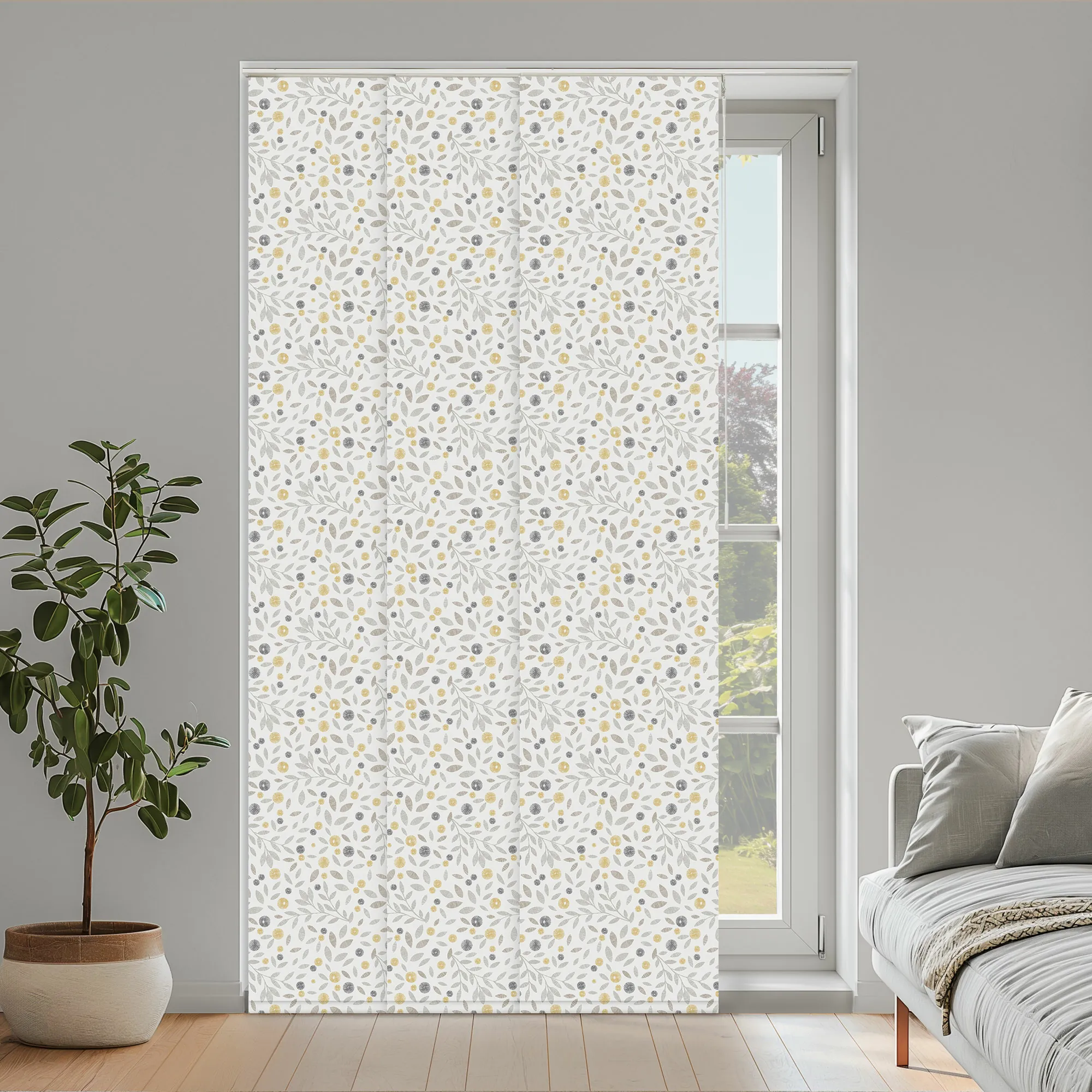 PAN COTTON FLOWER OCHRE 1 PAN COTTON FLOWER OCHRE 1