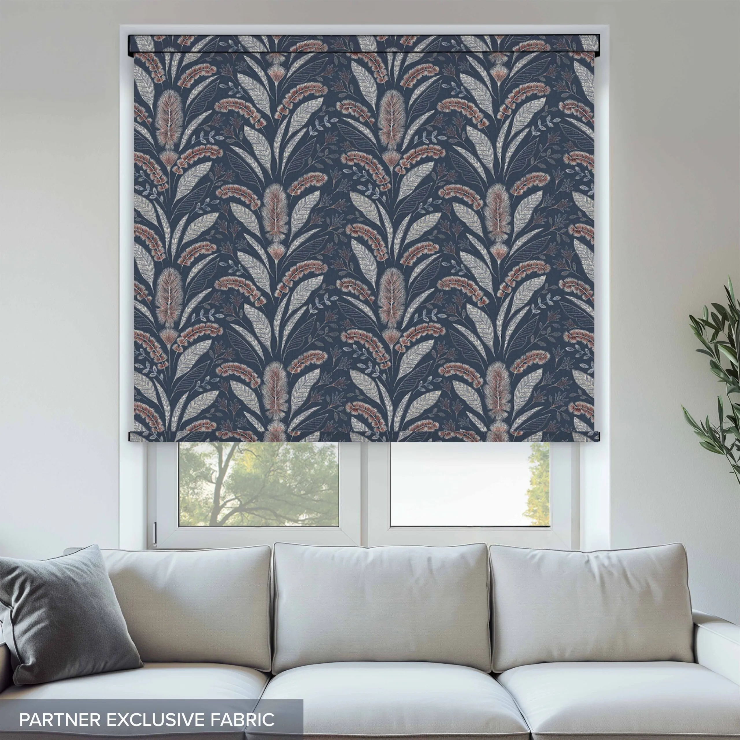 ROLL MIDNIGHT GARDEN BO NAVY